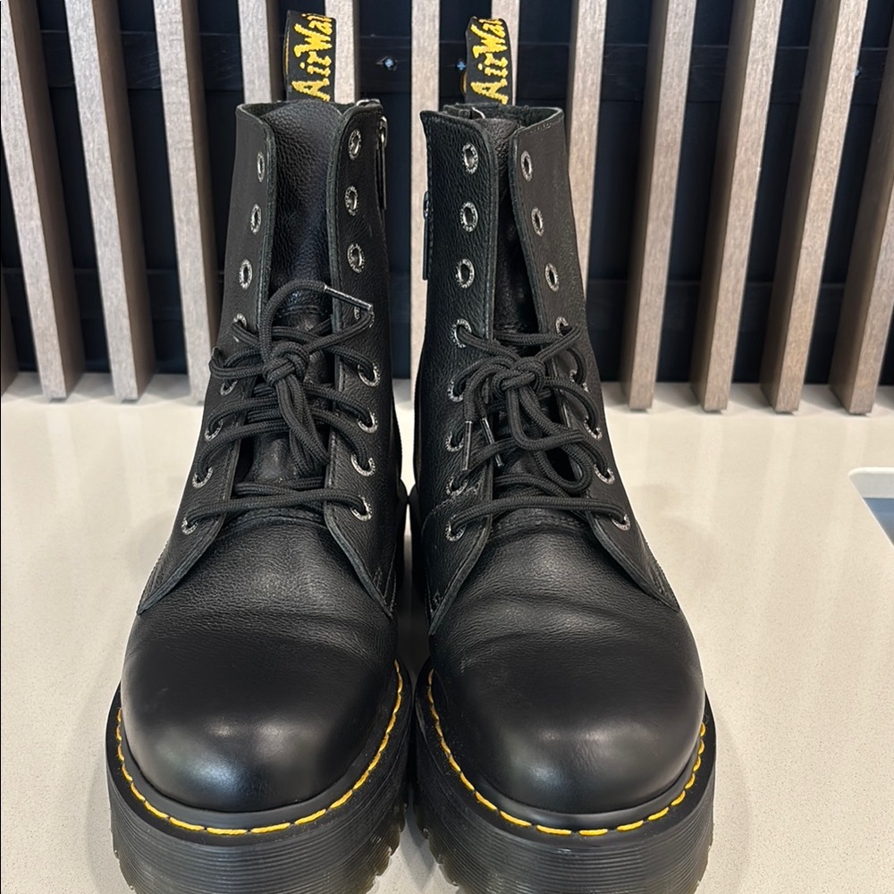 Dr. Martens Black Leather Boots